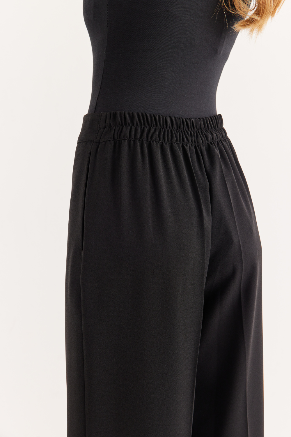 Ön Cep Detaylı Yelek Pantolon Takım Siyah - 10