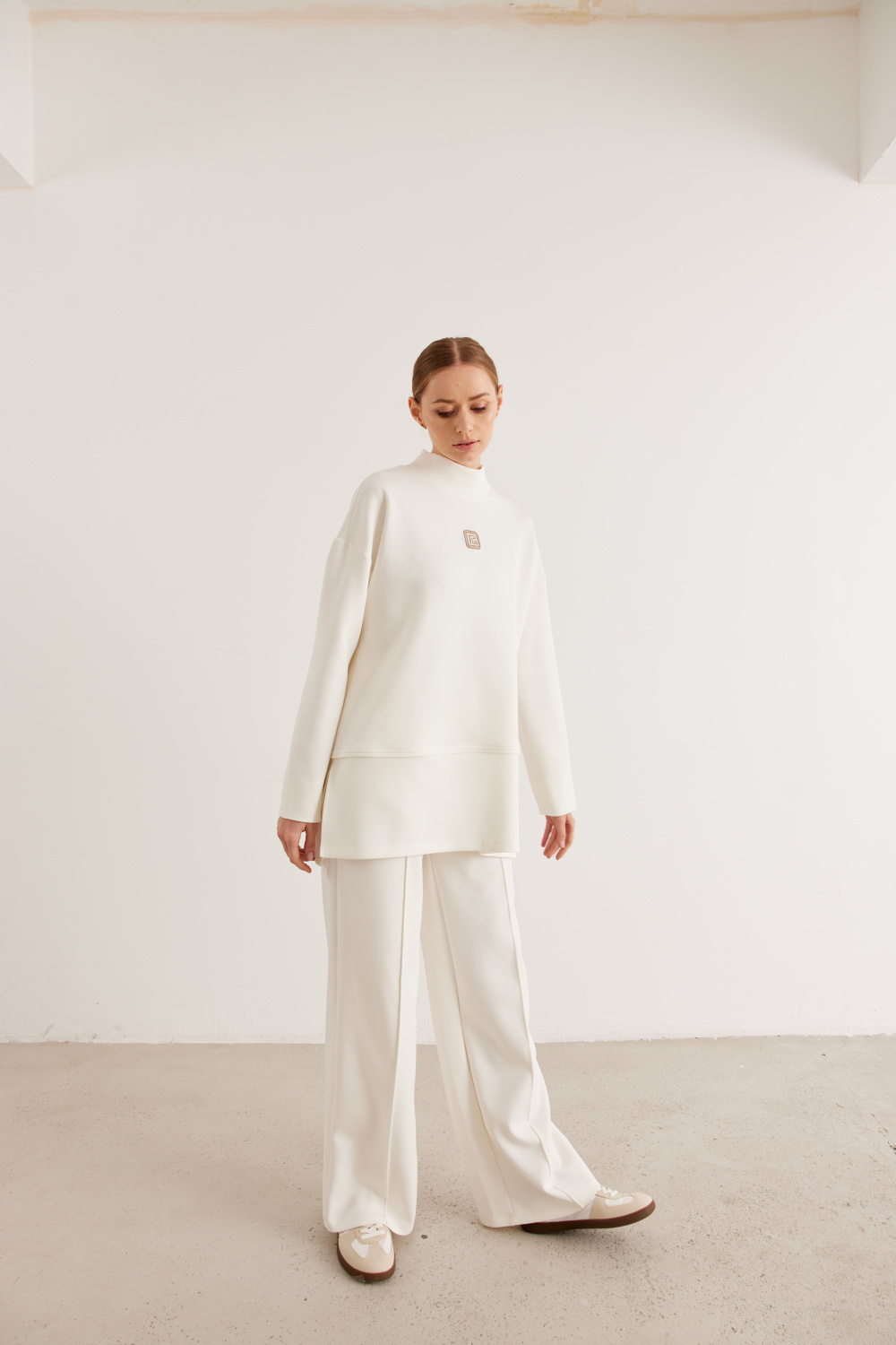 Modal Scuba Kadın Takım Beyaz - 